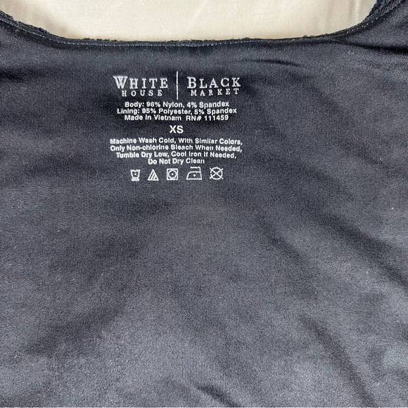 White House Black Market Knit Lace Tank Top - Picture 10 of 13